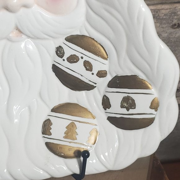 World Bazaar Inc Vintage 3D Santa Serving Plate - Picture 8 of 9